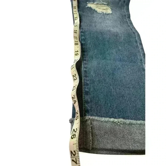 NEW WITH TAGS Juicy Couture Flaunt It Midrise Cuffed Skinny Ankle Jeans SIZE 10 - Picture 6 of 16